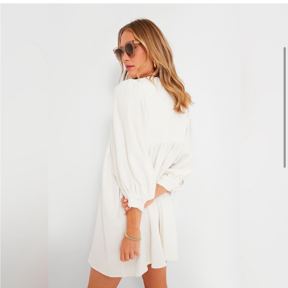 Tuckernuck Pomander Place White Gauze Millie Dress (M)